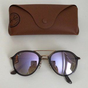 RayBan RB4253 623-77X Shiny Gray Lilac Flash Grad